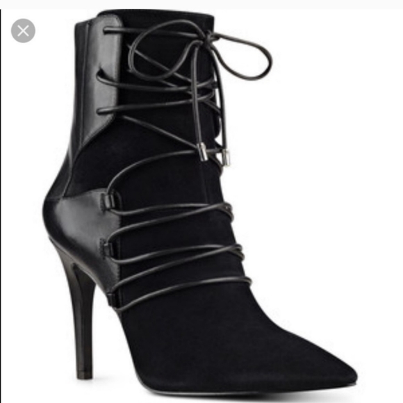 SUEDE LEATHER STILETTO NWOT - Picture 5 of 6